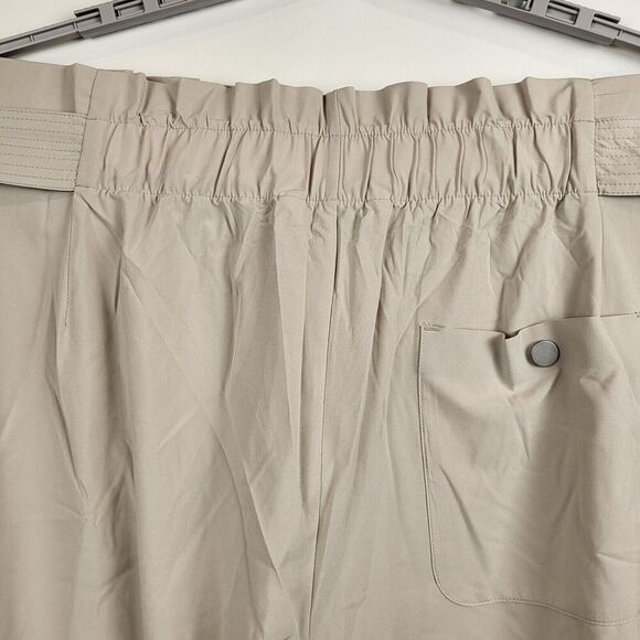 NEW Athleta Skyline II Plus Size 26 (~3X) Light Taupe Pant Stretch Tie Waist - Picture 9 of 15